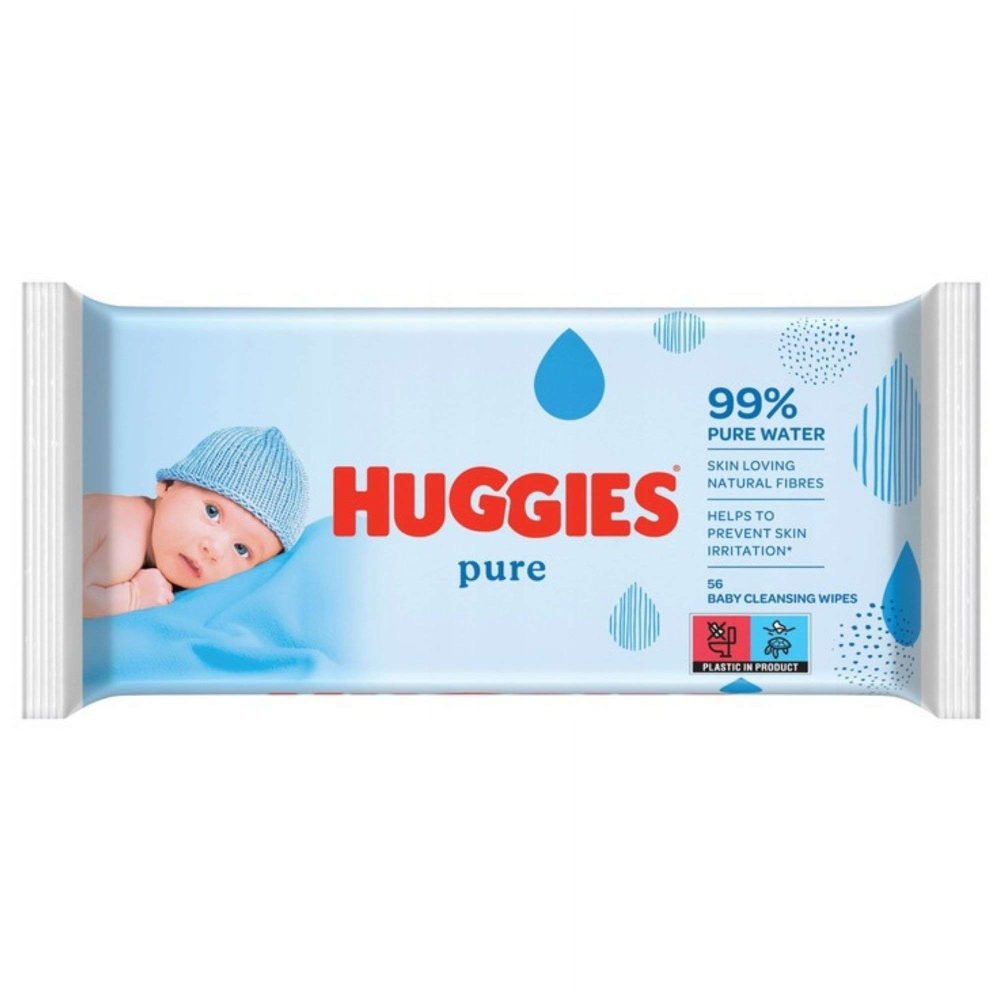 HUGGIES BABY WIPES PURE 56