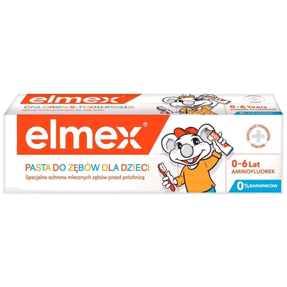 Elmex Pasta do Zębów dla Dzieci 0-6 lat 50ml
