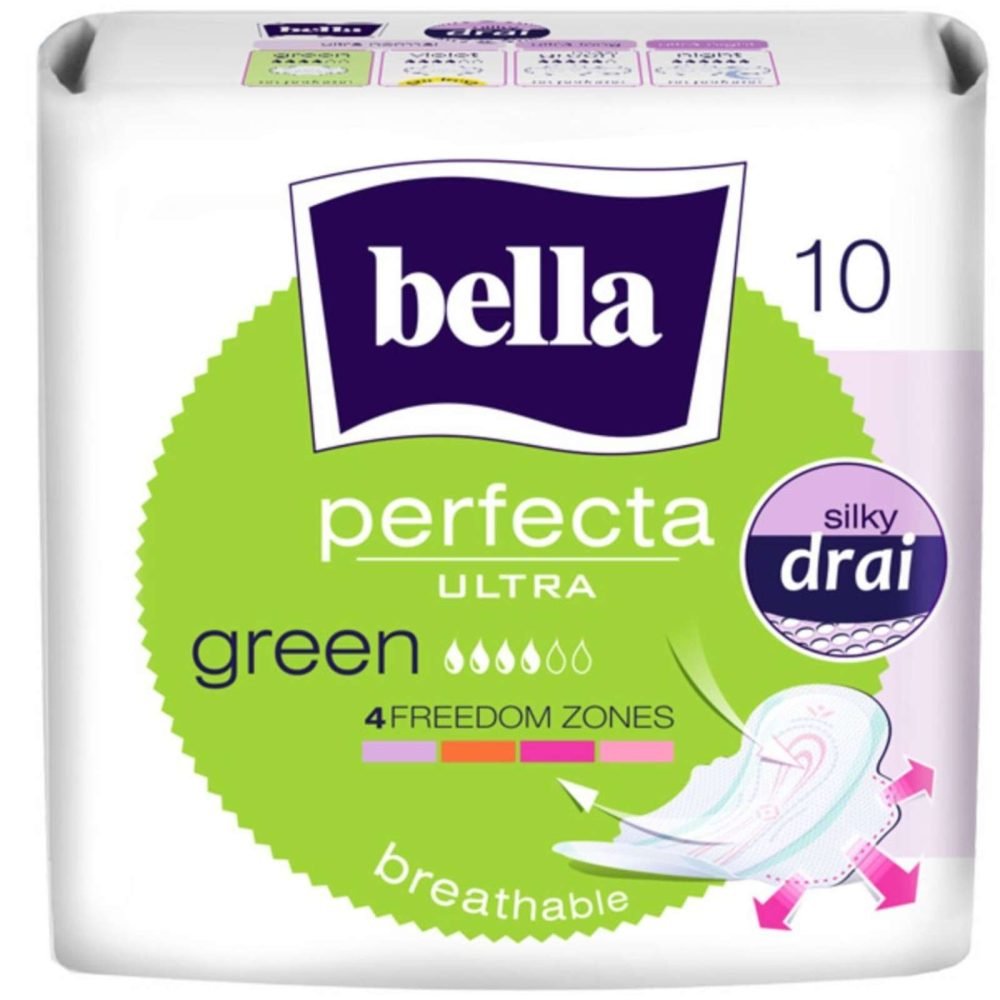 Bella Perfecta Ultra Green Podpaski Higieniczne 10szt