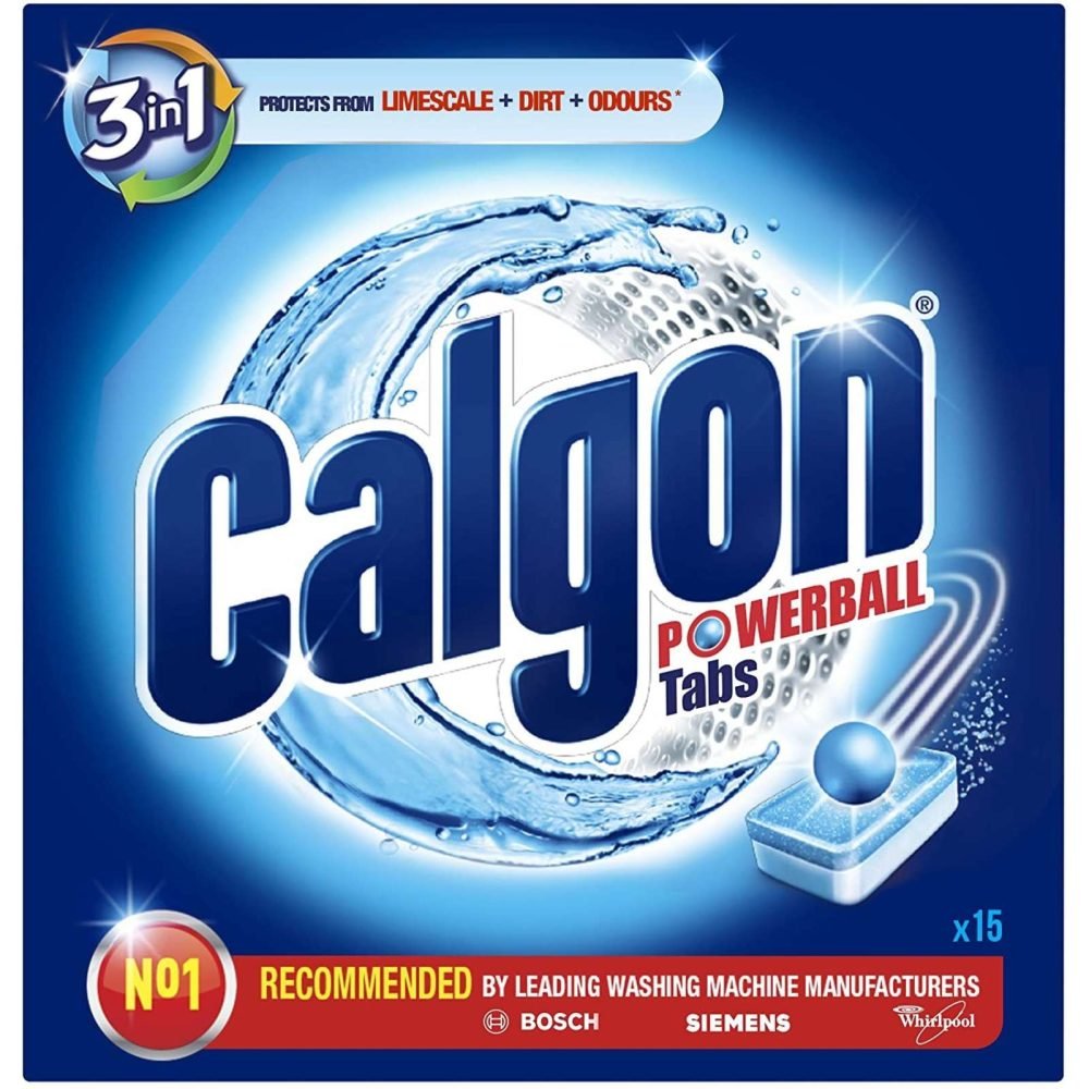 Tabletki do Czyszczenia Pralki Odkamieniacz Calgon 3w1 Zmiękcza Wodę 15szt