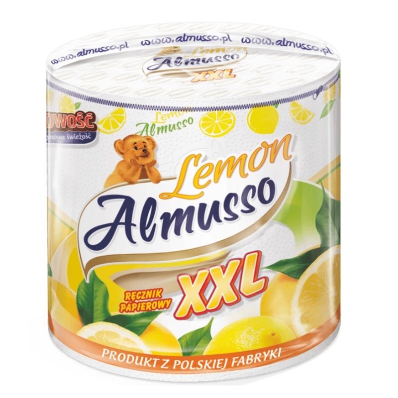 Almusso Lemon Ręcznik Papierowy XXL Bardzo Mocny 80m