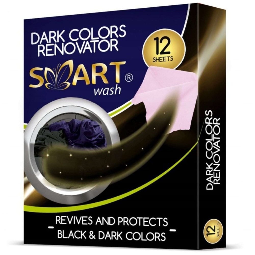 Chusteczki do Prania Czarnego Ciemnych Kolorów Smart Wash Renowator 12szt