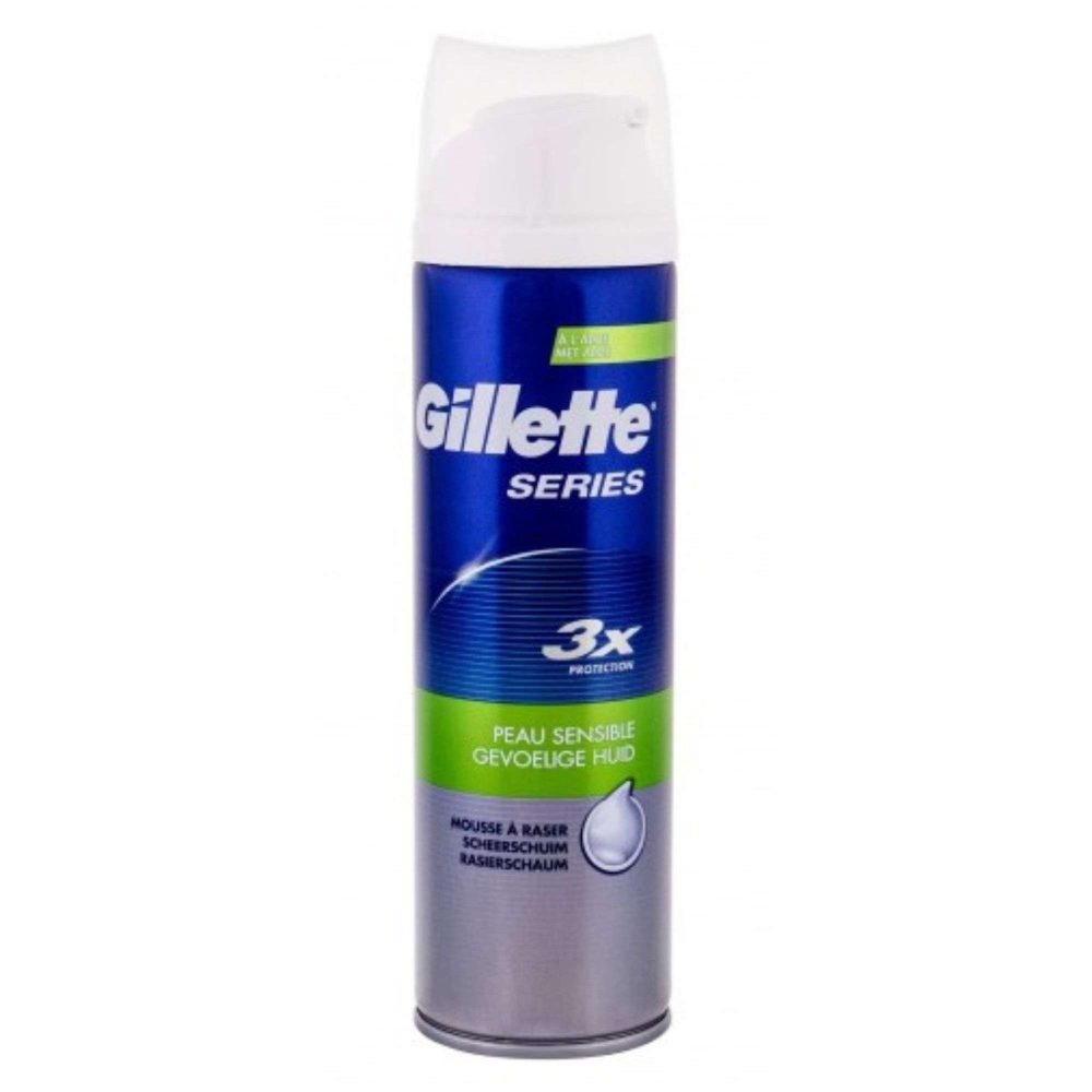 Gillette Series Sensitive Pianka do Golenia Aloes 250ml