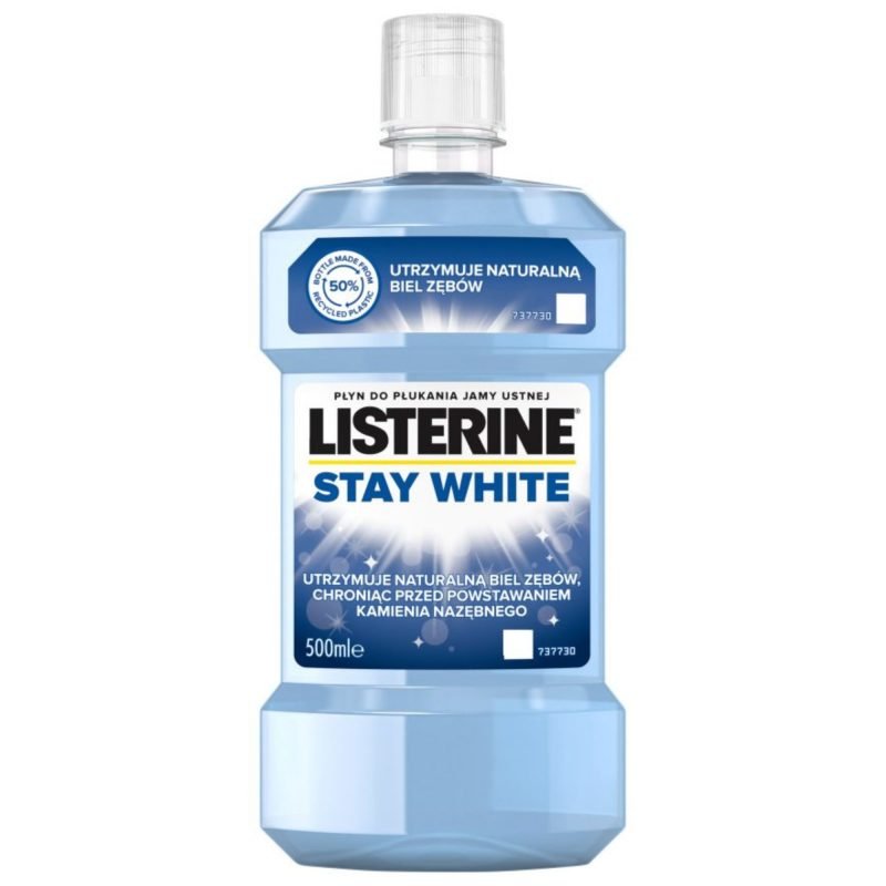 Listerine Stay White Płyn do Płukania Jamy Ustnej 500ml