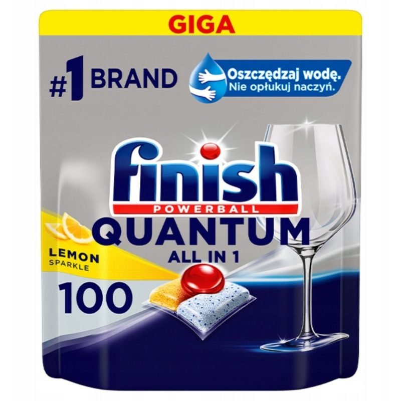 Finish Quantum Lemon Tabletki do Zmywarki 100szt