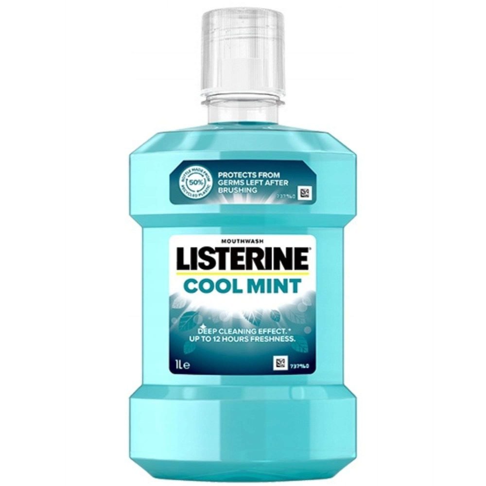 Listerine Cool Mint Ochronny Płyn do Płukania Jamy Ustnej 1l