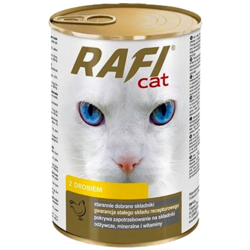 Rafi Cat Mokra Karma dla Kota Kotów z Drobiem 415g