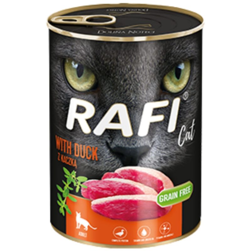 Rafi Cat Mokra Karma dla Kota Kotów z Kaczką 400g