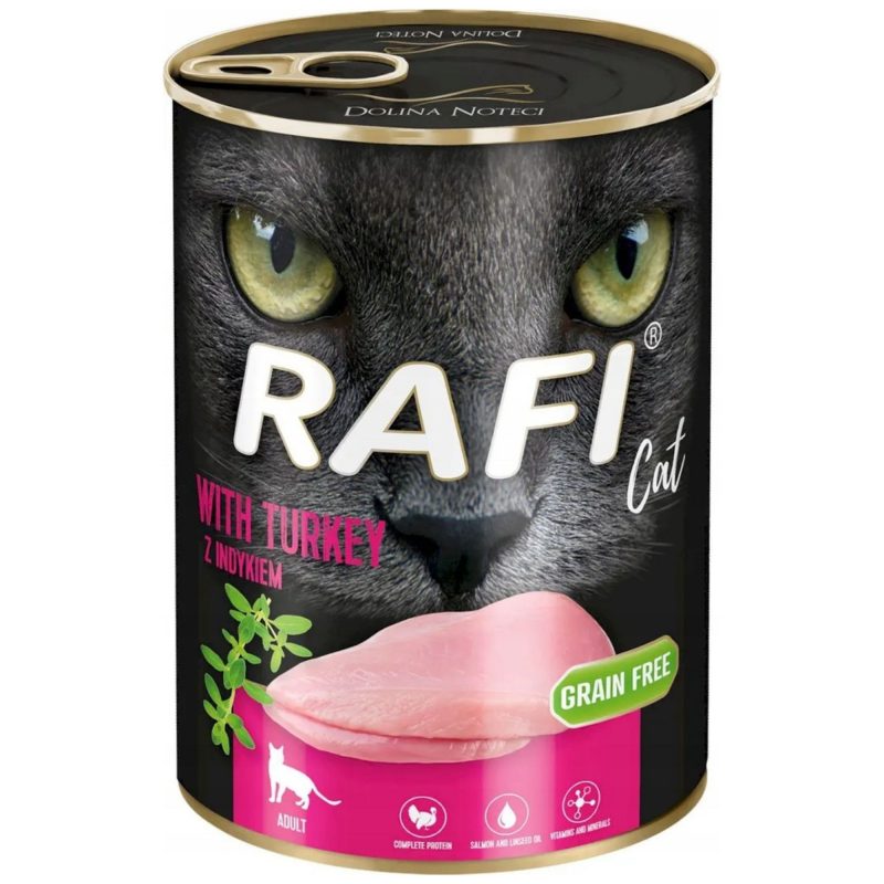 Rafi Cat Mokra Karma dla Kota Kotów z Indykiem 400g