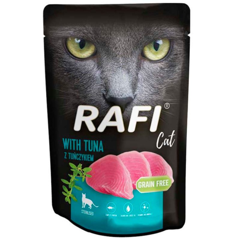 Rafi Cat Mokra Karma dla Sterylizowanych Kotów z Tuńczykiem 100g