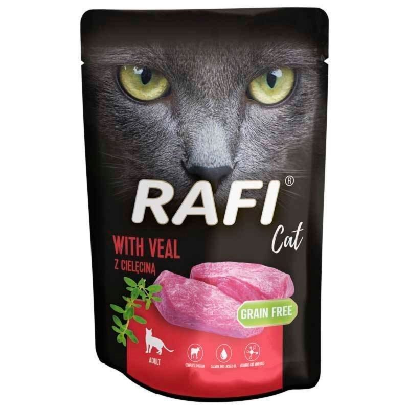 Rafi Cat Mokra Karma dla Kota Kotów z Cielęciną 100g