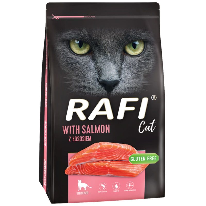 Rafi Cat Sucha Karma dla Kota Kotów z Łososiem 1,5kg