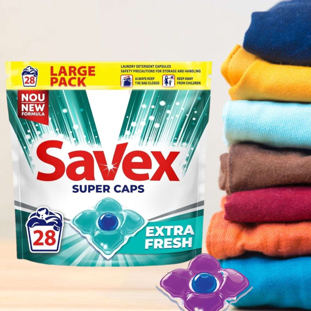 Savex Super Caps Extra Fresh Kapsułki do Prania 28szt