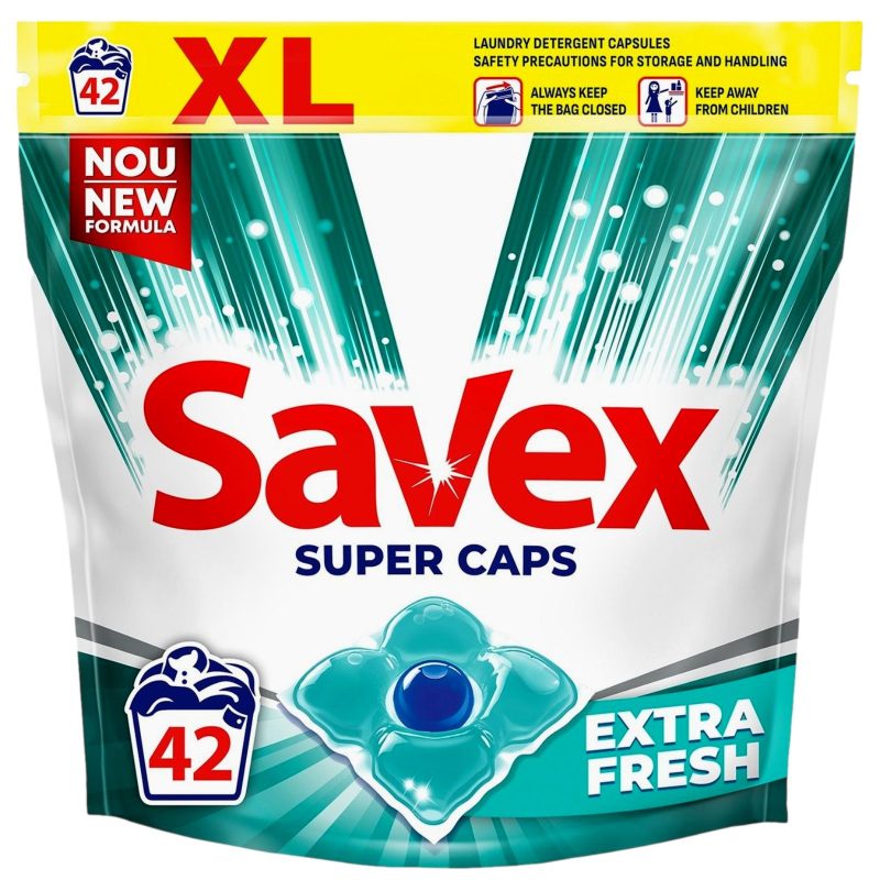 Savex Super Caps Extra Fresh Kapsułki do Prania 42szt
