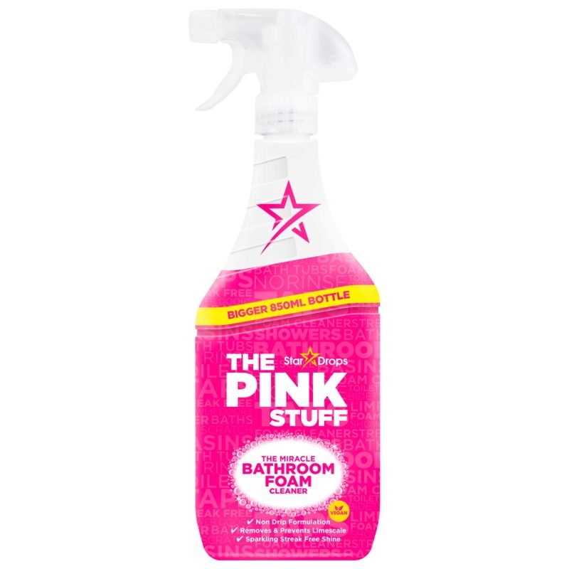 The Pink Stuff Płyn Czyszczący do Łazienki Spray 850ml Duży