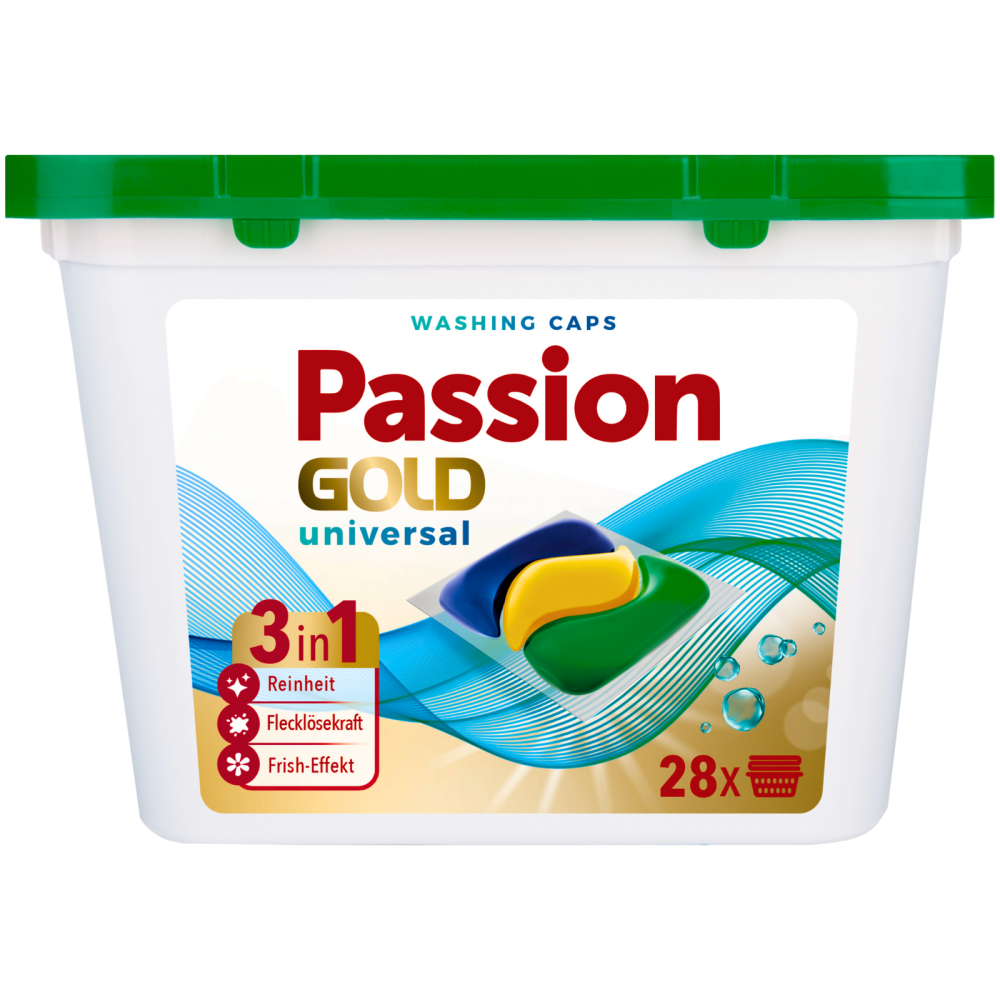 Passion Gold Universal Kapsułki do Prania Uniwersalne 3w1 28szt